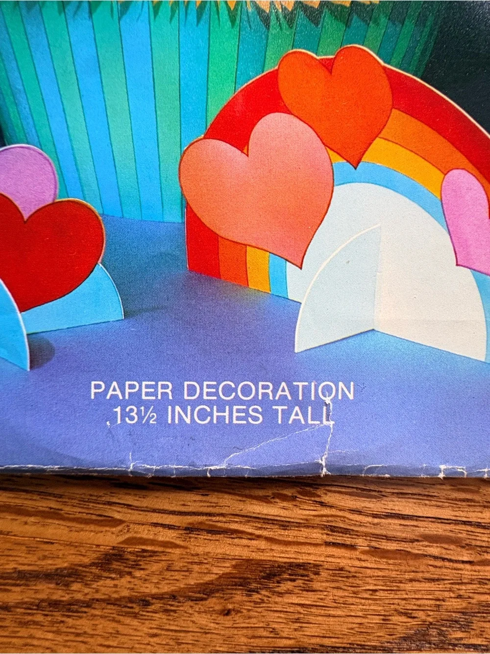 Vintage Care Bears Rainbow Centerpiece Birthday Party Kit